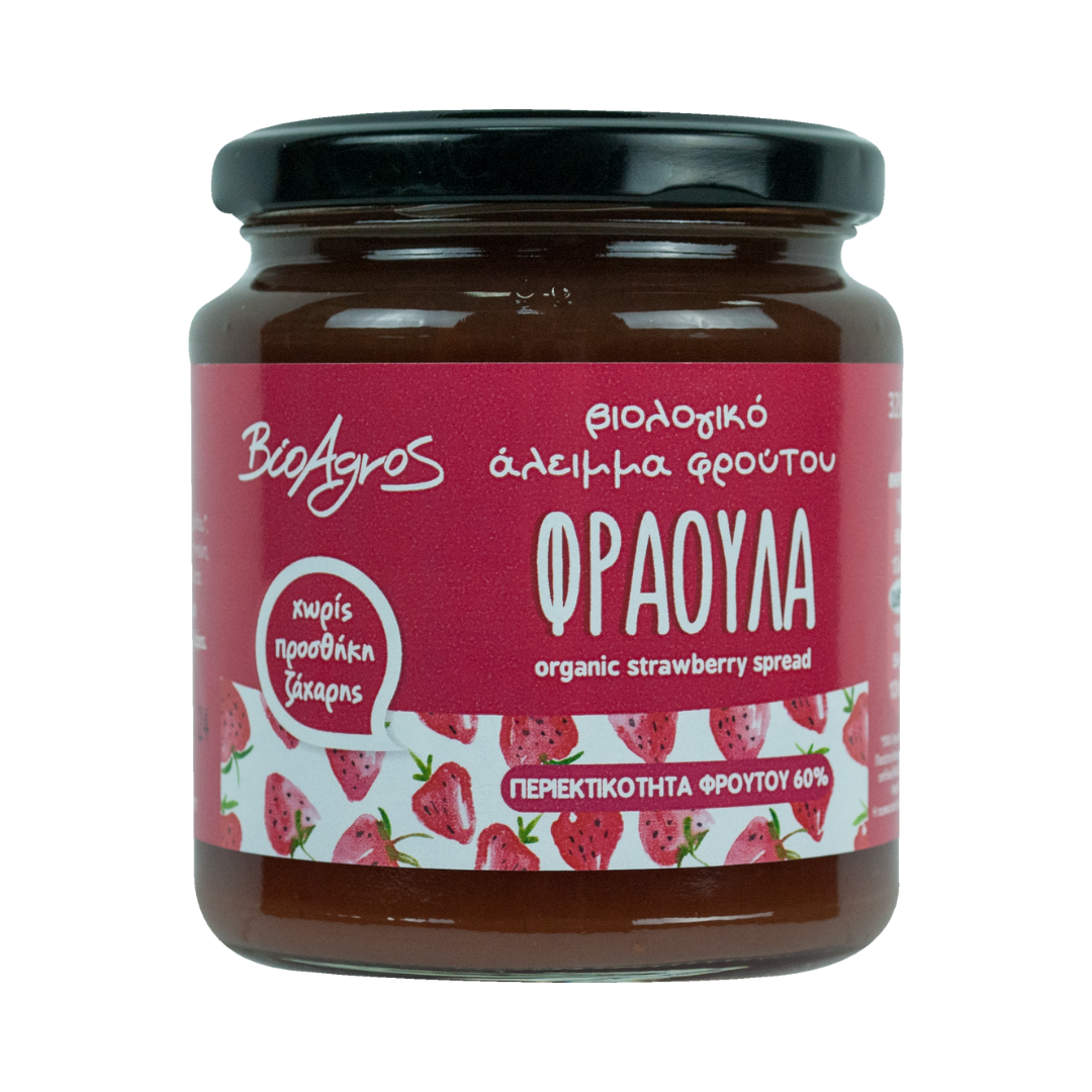 Gem de căpșuni ECO 320g - fără zahăr adăugat