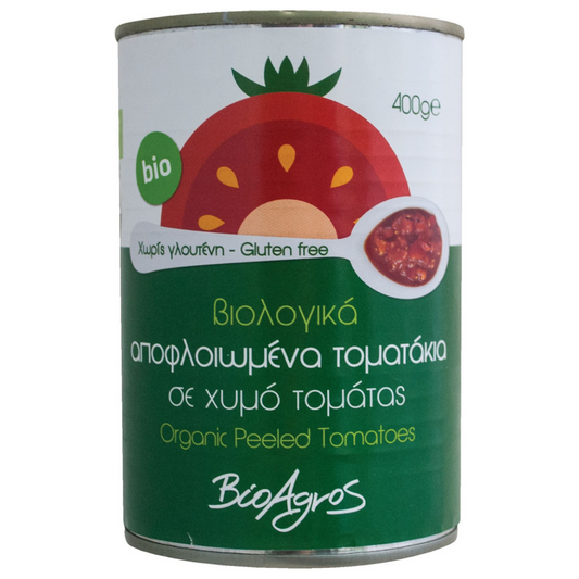 Roșii întregi decojite ECO - 400g