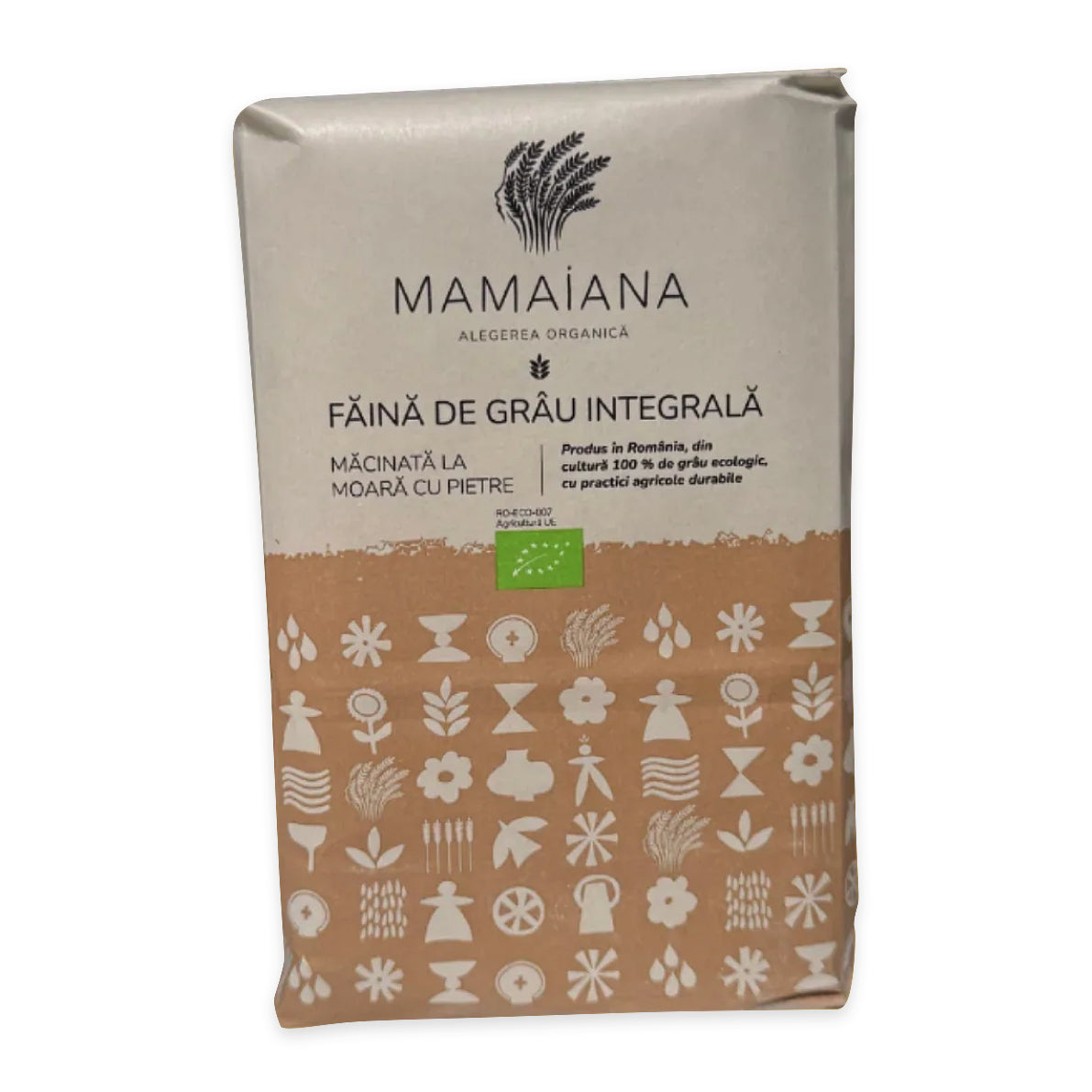 Făină integrală din grâu ECO - Mamaiana - 1kg