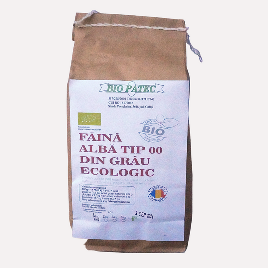 Făină albă din grâu ECO tip 00 - 1kg